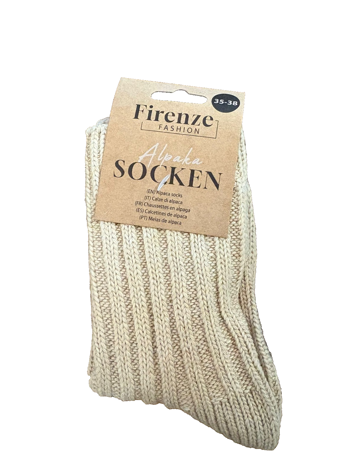 2er Set Kuschelige Wintersocken aus Alpakawolle für Damen und Herren im 2er Set