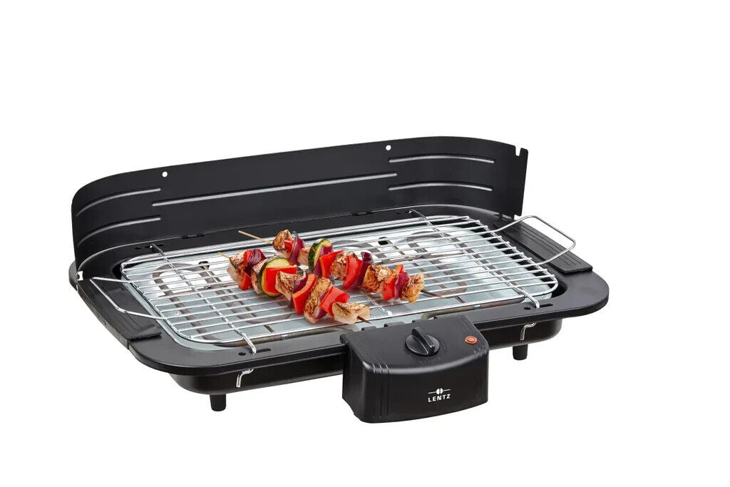 Lentz Elektrischer Tischgrill, 2200W - Schwarz (74332)