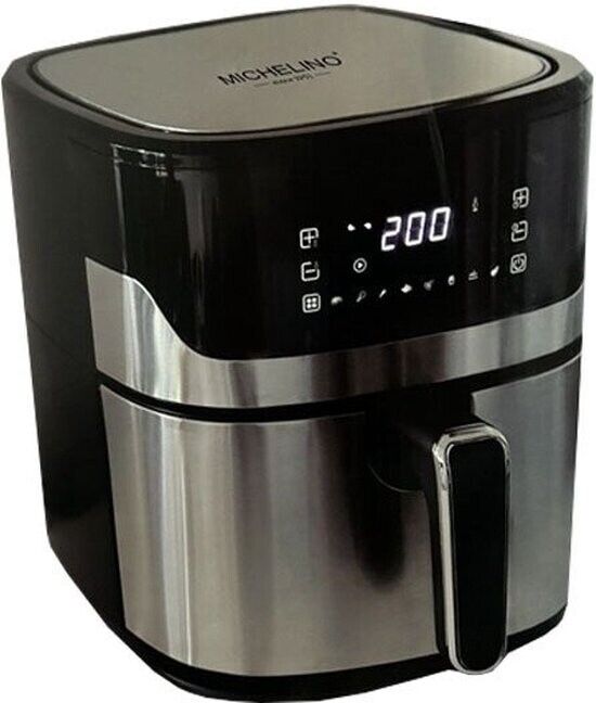 Digitale Heißluft-Fritteuse von MICHELINO mit 6,5 L Fassungsvermögen und 1600W
