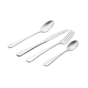 Schäfer Besteckset Serie Sare 24-teilig aus Edelstahl 18/10 mit Messer, Gabel, Löffel und Teelöffel in silberner Ausführung